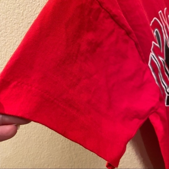 Vintage Red INDIANA Hoosiers T-Shirt Size Large-Made in USA - Picture 7 of 7